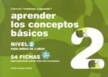 portada Aprender los Conceptos Básicos: Nivel 2: Para Niños de 3 Años (in Spanish)