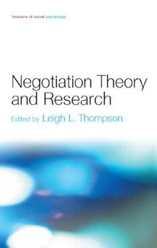 portada negotiation theory and research (en Inglés)