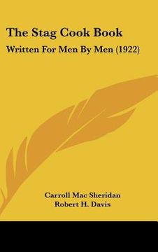 portada the stag cook book: written for men by men (1922) (in English)