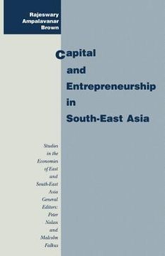 portada Capital and Entrepreneurship in South-East Asia (en Inglés)