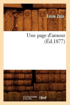 portada Une Page d'Amour (Éd.1877)