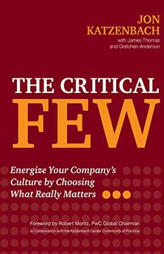 portada The Critical Few: Energize Your Company's Culture by Choosing What Really Matters (en Inglés)