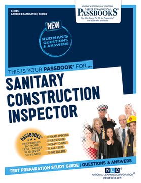 portada Sanitary Construction Inspector (C-3195): Passbooks Study Guide Volume 3195 (in English)