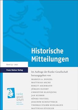 portada Historische Mitteilungen 33 (2022)