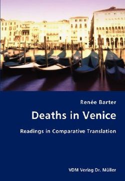 portada deaths in venice- readings in comparative translation