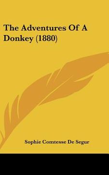 portada the adventures of a donkey (1880) (in English)
