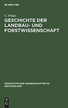 portada Geschichte der Landbau- und Forstwissenschaft (en Alemán)