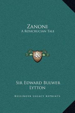 portada zanoni: a rosicrucian tale (in English)
