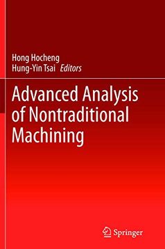 portada Advanced Analysis of Nontraditional Machining (en Inglés)