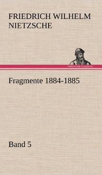 portada Fragmente 1884-1885, Band 5 (German Edition)
