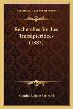 portada Recherches Sur Les Tmesipteridees (1883) (in French)