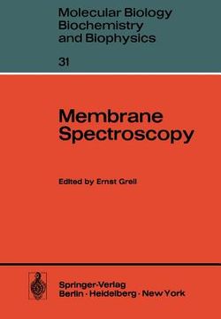portada membrane spectroscopy (en Inglés)
