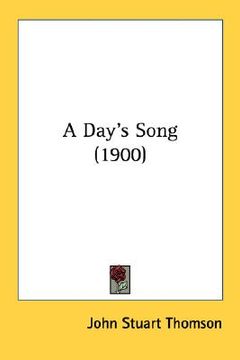 portada a day's song (1900) (en Inglés)