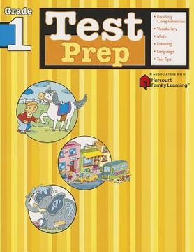portada test prep: grade 1 (flash kids harcourt family learning) (en Inglés)