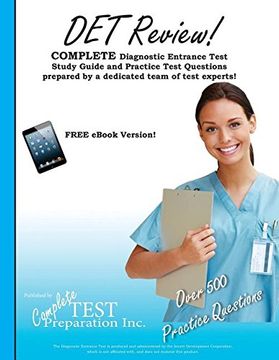 portada DET Review!  Complete Diagnostic Entrance Test Study Guide and Practice Test Questions