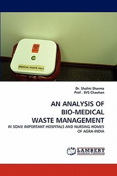 portada an analysis of bio-medical waste management