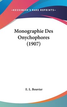 portada Monographie Des Onychophores (1907) (en Francés)