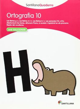 portada Santillana Quaderns Ortografia 10 (in Catalá)