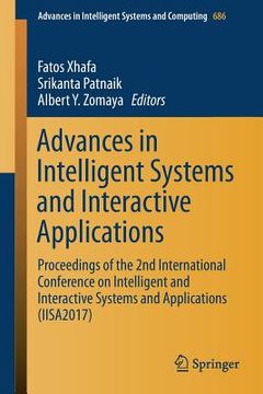 portada Advances in Intelligent Systems and Interactive Applications: Proceedings of the 2nd International Conference on Intelligent and Interactive Systems a (in English)