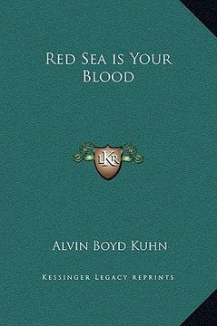 portada red sea is your blood (en Inglés)