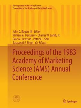 portada Proceedings of the 1983 Academy of Marketing Science (Ams) Annual Conference (in English)