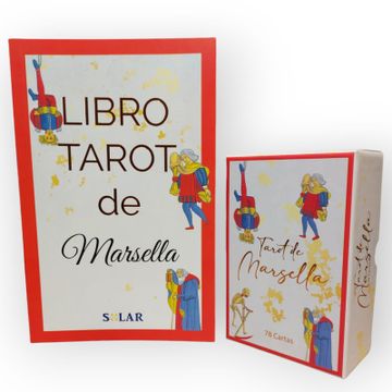 portada TAROT DE MARSELLA CON LIBRO