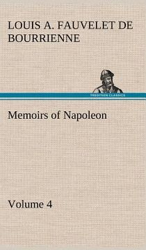 portada memoirs of napoleon - volume 04 (en Inglés)