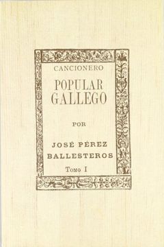 portada Cancionero Popular Gallego i