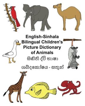 portada English-Sinhala Bilingual Children's Picture Dictionary of Animals (FreeBilingualBooks.com)