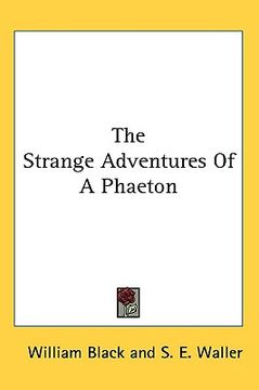 portada the strange adventures of a phaeton (en Inglés)