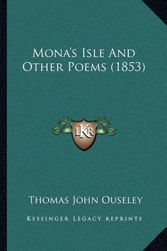 portada mona's isle and other poems (1853) (en Inglés)