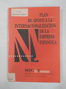 portada Plan de Apoyo a la Internacionalizacion de la Empresa Española