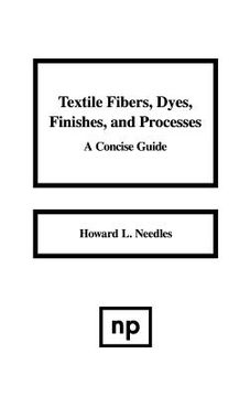 portada textile fibers, dyes, finishes and processes: a concise guide (en Inglés)