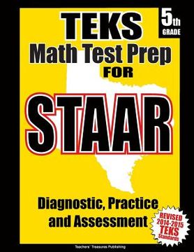 portada TEKS 5th Grade Math Test Prep for STAAR (en Inglés)
