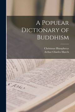 portada A Popular Dictionary of Buddhism (in English)