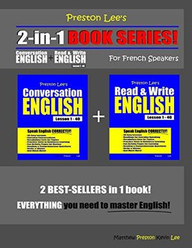 portada Preston Lee’S 2-In-1 Book Series! Conversation English & Read & Write English Lesson 1 – 40 for French Speakers (en Inglés)