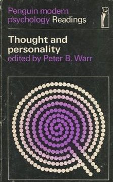 portada THOUGHT AND PERSONALITY.