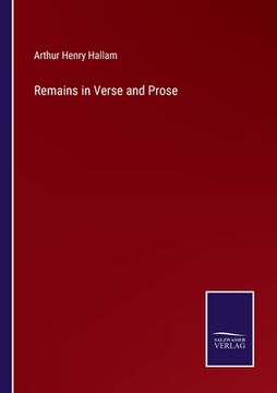portada Remains in Verse and Prose (en Inglés)