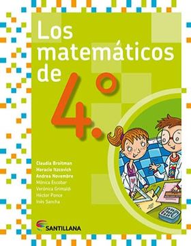 portada Matematicos de 4 Santillana (in Spanish)