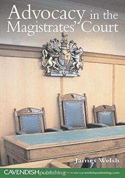 portada Advocacy in the Magistrates' Court 