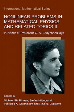 portada nonlinear problems in mathematical physics and related topics ii: in honour of professor o.a. ladyzhenskaya