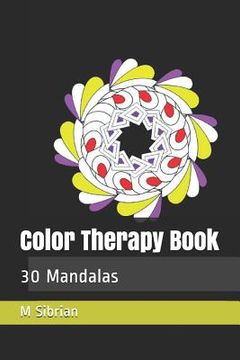 portada Color Therapy Book: 30 Mandalas (en Inglés)