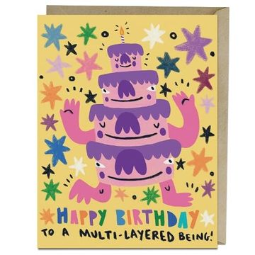 portada 6 Pack Barry lee for em & Friends Multi-Layered Birthday Card