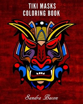 portada Tiki Masks Coloring Book (in English)