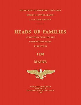 portada heads of families at the first census of the united states taken in the year 1790: maine