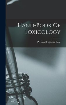 portada Hand-book Of Toxicology (en Inglés)