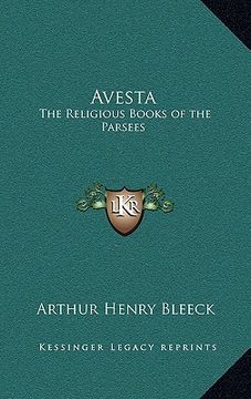 portada avesta: the religious books of the parsees