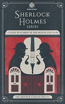portada A Study in Scarlet and The Sign of the Four (Annotated): Sherlock Holmes Series (en Inglés)