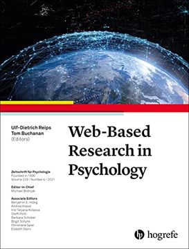 portada Web-Based Research in Psychology - a Topical Issue of the Zeitschrift für Psychologie (en Inglés)