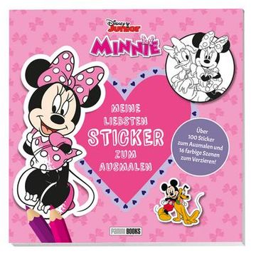 portada Disney Minnie: Meine Liebsten Sticker zum Ausmalen (en Alemán)